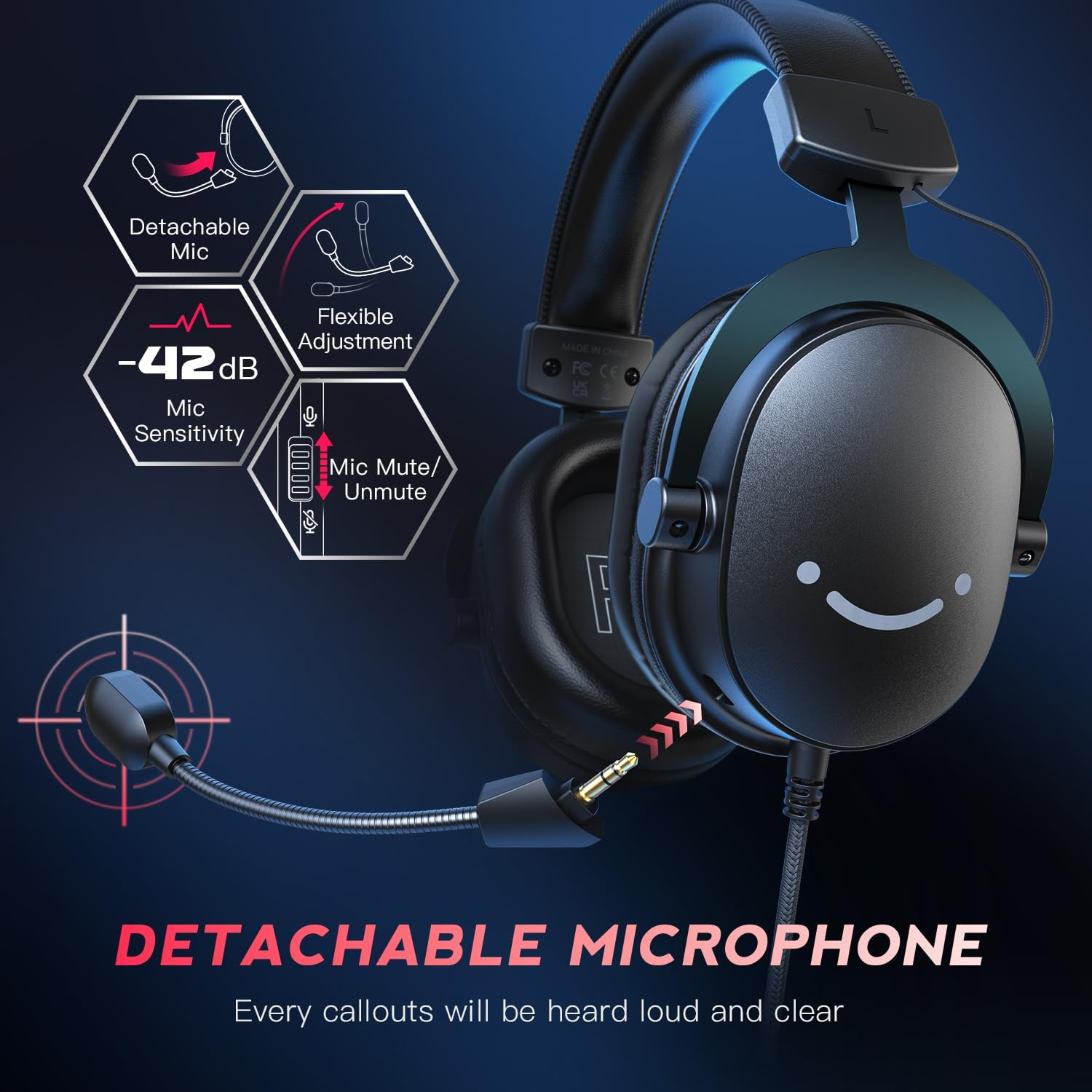 FIFINE H9 GAMING HEADSET BLACK