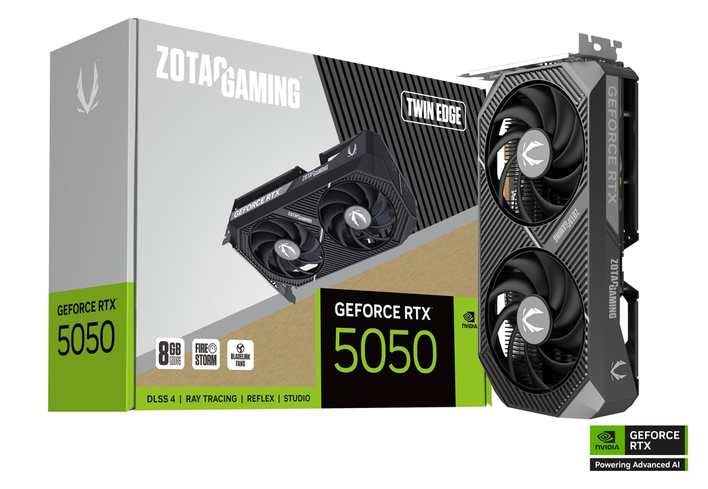 ZOTAC GAMING GeForce RTX 5050 Twin Edge 8GB ZOTAC GAMING GeForce RTX 5050 Twin Edge 8GB
