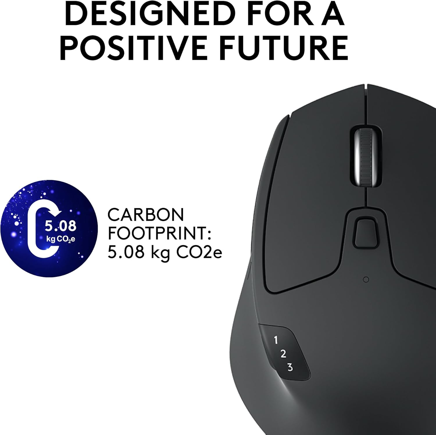 Logitech M720 Triathlon Multi-Device Wireless & Bluetooth Mouse Windows & Apple Mac - Black