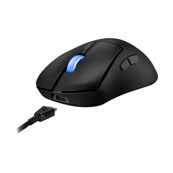 Asus ROG Keris II Ace Ultralight 54g Ergonomic Gaming Mouse - Black/White