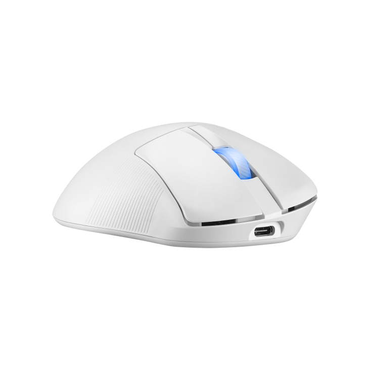 Asus ROG Keris II Ace Ultralight 54g Ergonomic Gaming Mouse - Black/White