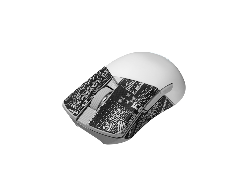 Asus ROG Gladius III 2.4 GHz & BT Wireless Gaming Mouse  - White