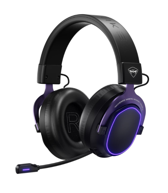 Machenike GX30 Pro Tri-Mode Wireless Gaming Headset – Black Multi-Platform High-Quality Audio