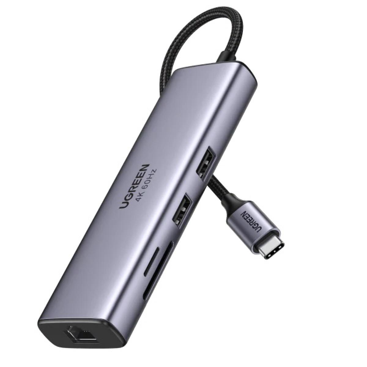 Ugreen CM498 15600 USB-C Adapter - 3x USB-A 3.0