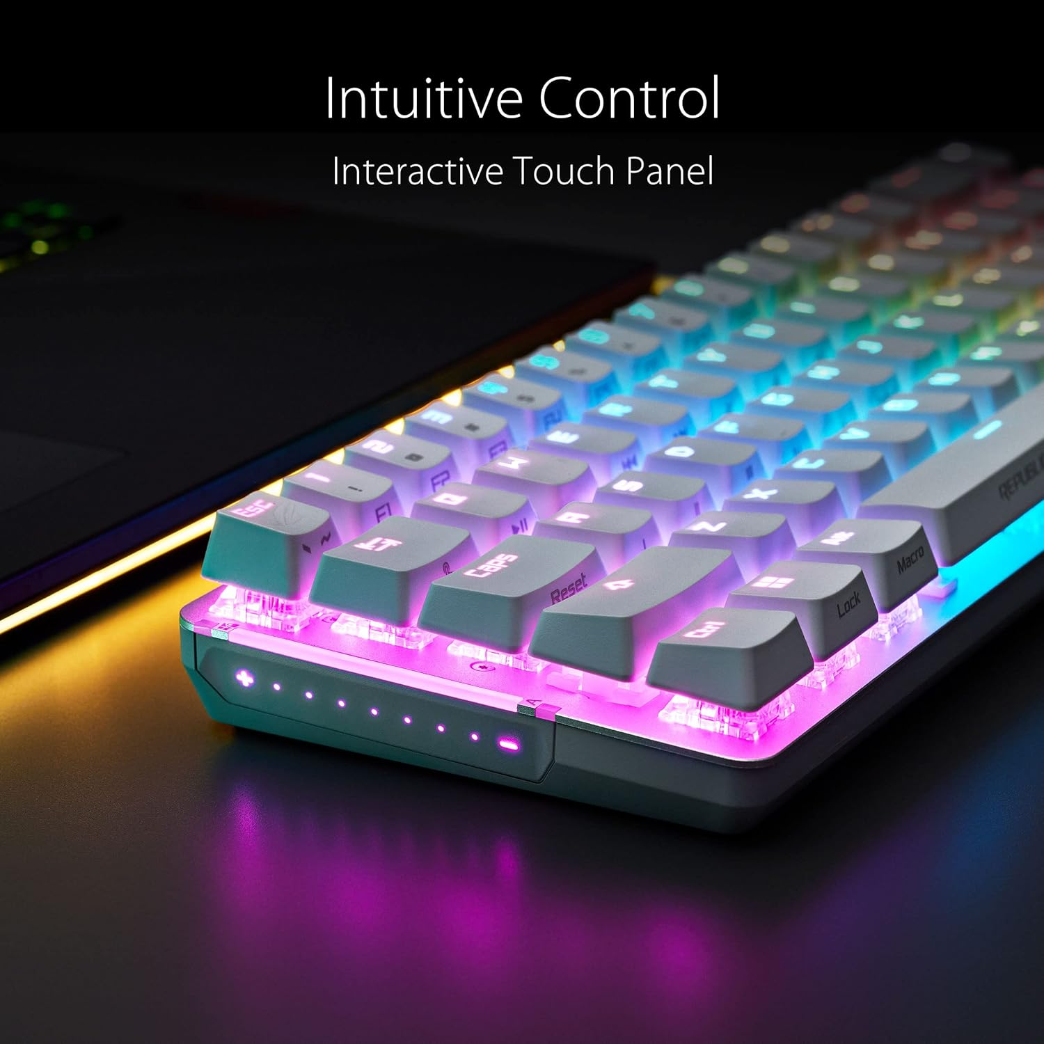 ASUS ROG Falchion Ace 65% Wired Gaming Keyboard, ROG NX Red Key Switch