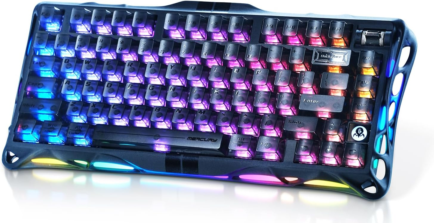 GravaStar Mercury V75 75% Hall Effect Magnetic switch Gaming Keyboard - Stealth Black
