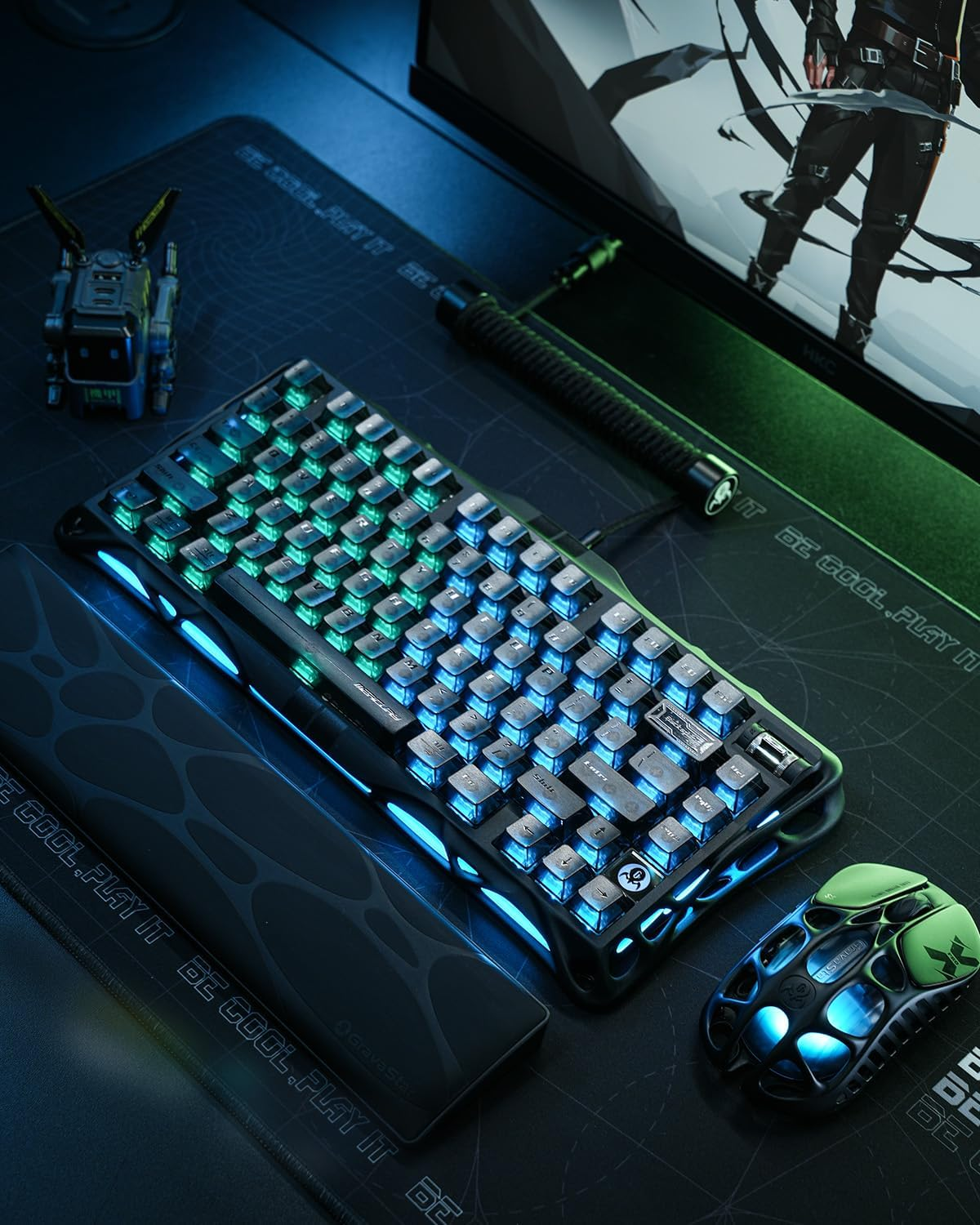 GravaStar Mercury V75 75% Hall Effect Magnetic switch Gaming Keyboard - Stealth Black
