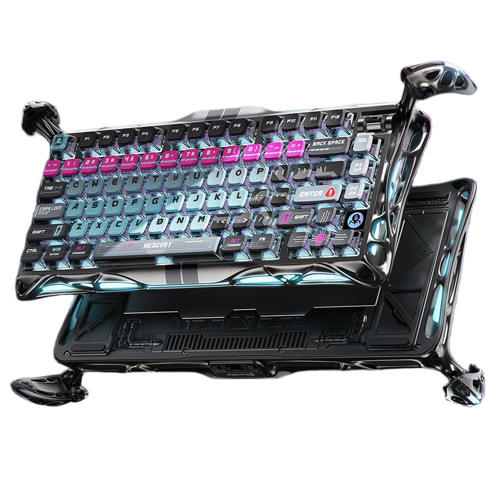 GravaStar Mercury V75 Pro 75% Hall Effect Magnetic switch Gaming Keyboard - Cyberpunk