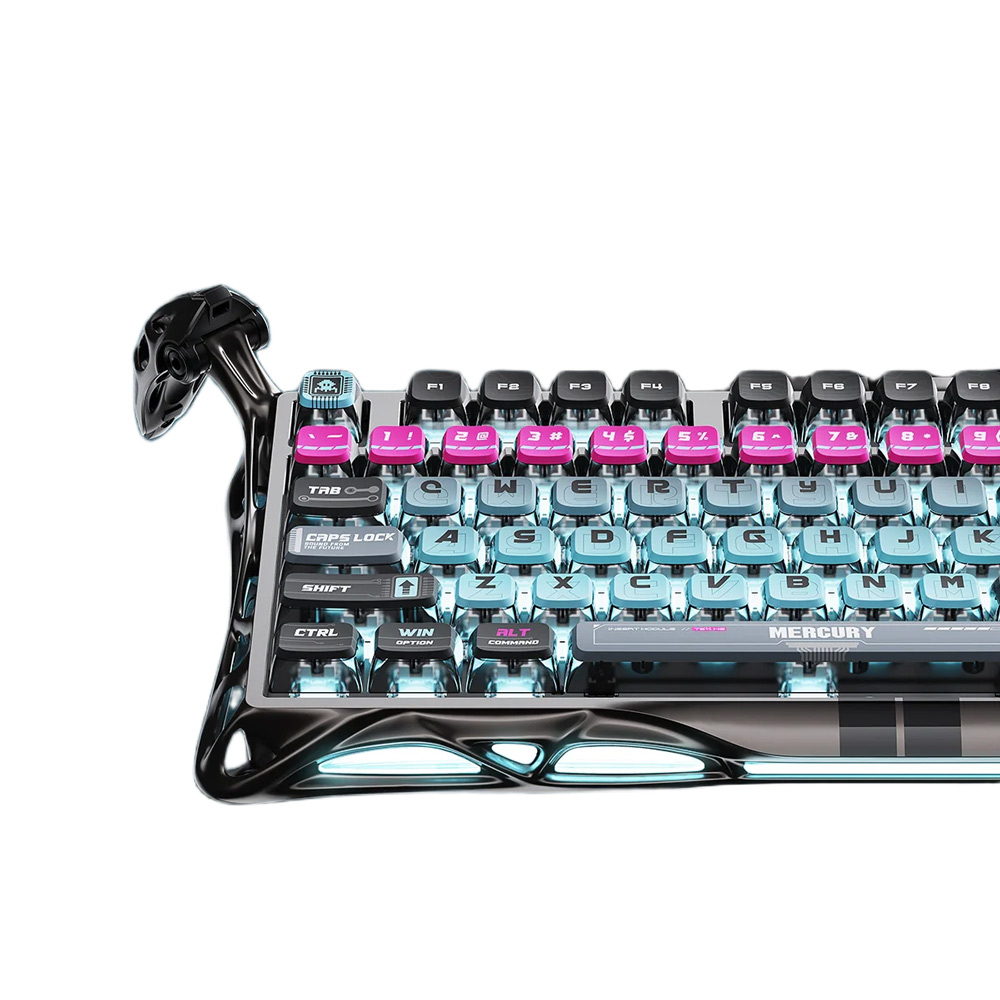 GravaStar Mercury V75 Pro 75% Hall Effect Magnetic switch Gaming Keyboard - Cyberpunk