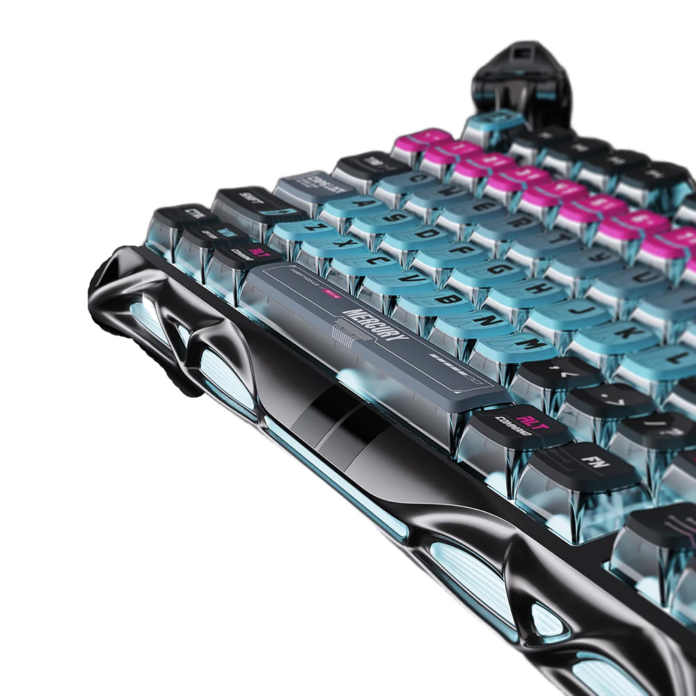 GravaStar Mercury V75 Pro 75% Hall Effect Magnetic switch Gaming Keyboard - Cyberpunk