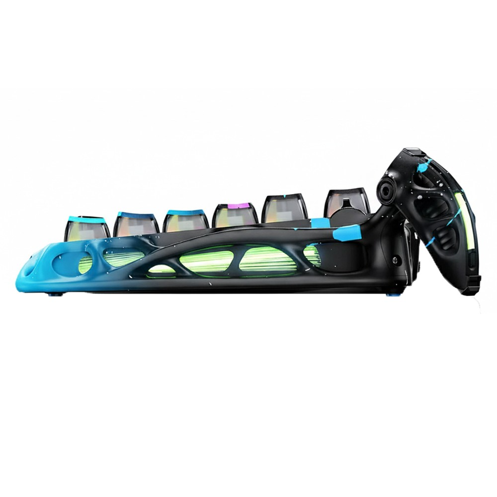 GravaStar Mercury V75 Pro 75% Hall Effect Magnetic switch Gaming Keyboard - Neon Graffiti