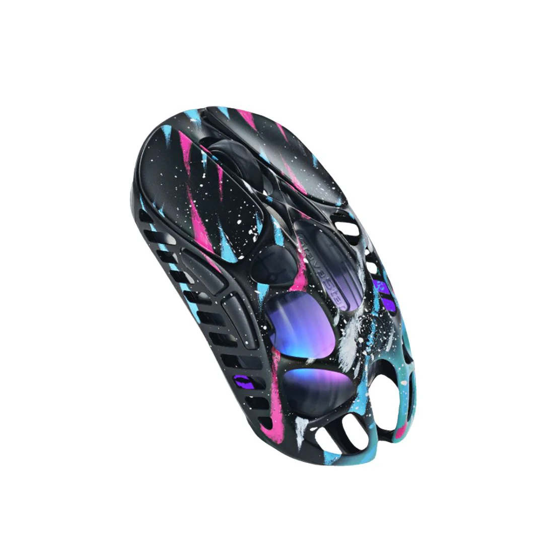 GravaStar Mercury X Pro Wireless Gaming Mouse With 8K Dongle Special Edition-Neon Graffiti