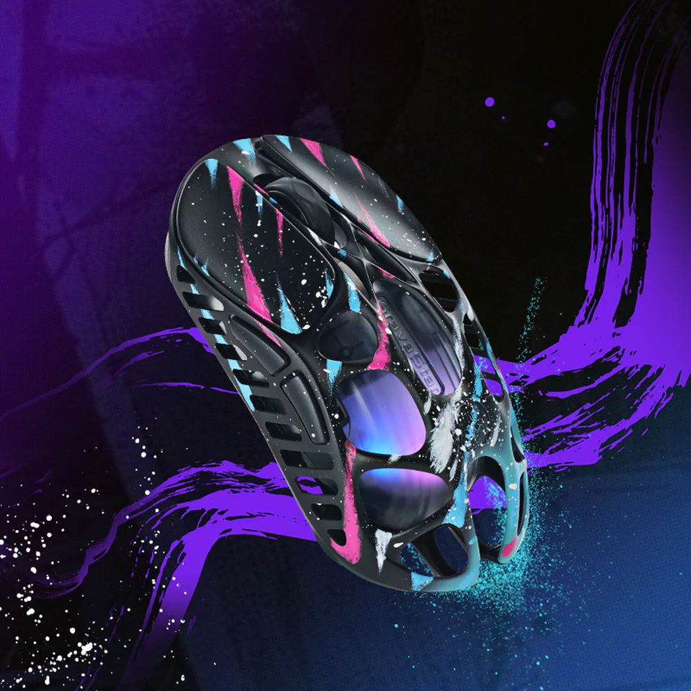 GravaStar Mercury X Pro Wireless Gaming Mouse With 8K Dongle Special Edition-Neon Graffiti
