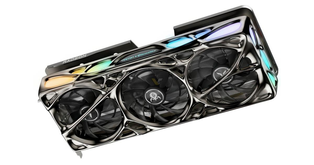 Yeston x GravaStar AMD RADEON RX 9070 XT 16G GDDR6 Mercury Nova OC
