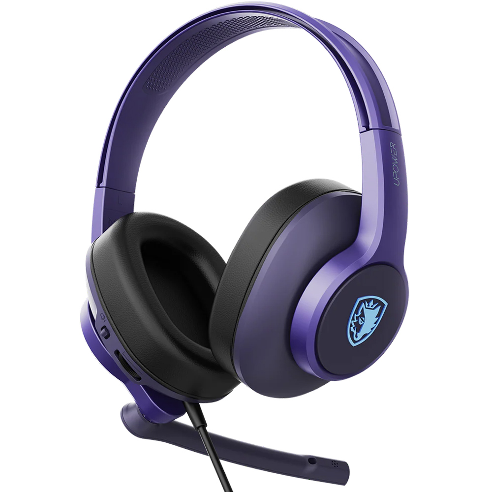 SADES UPOWER WIRED GAMING HEADSET - PURPLE