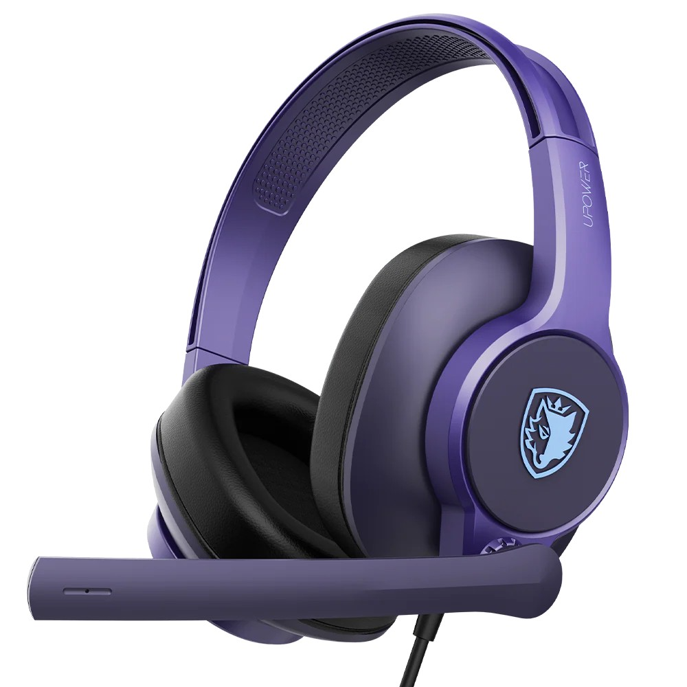 SADES UPOWER WIRED GAMING HEADSET - PURPLE