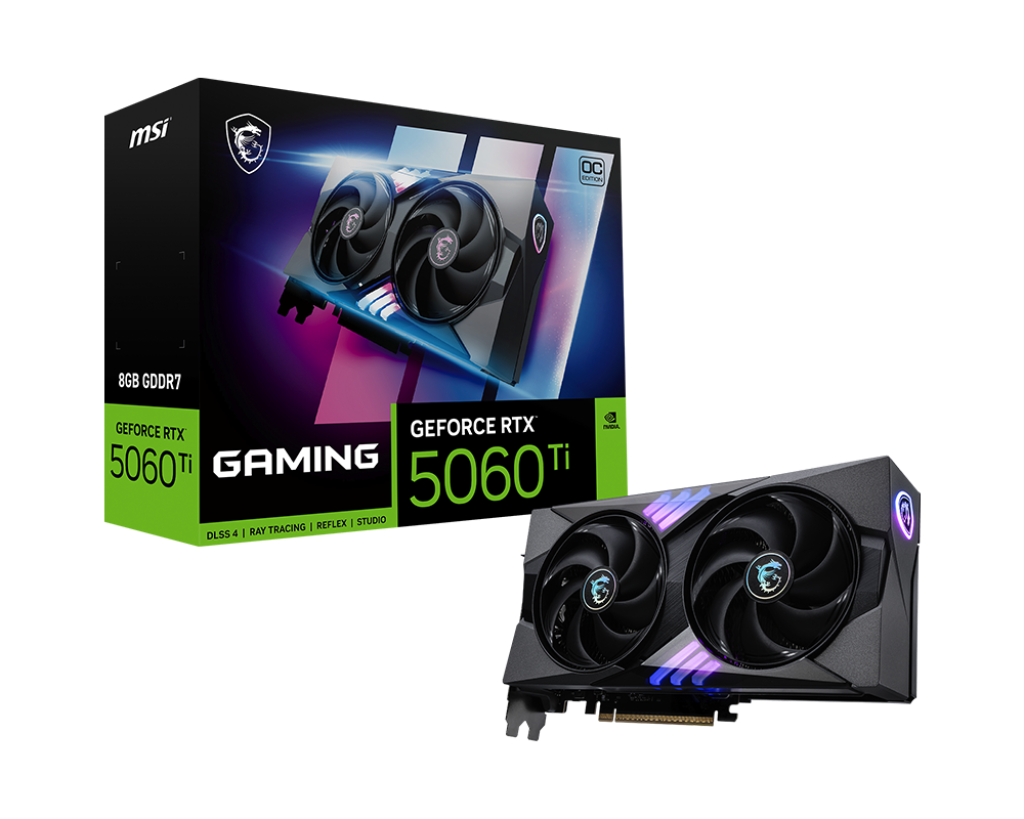 MSI Gaming GeForce 5060 Ti 8GB OC Edition - Graphics Card