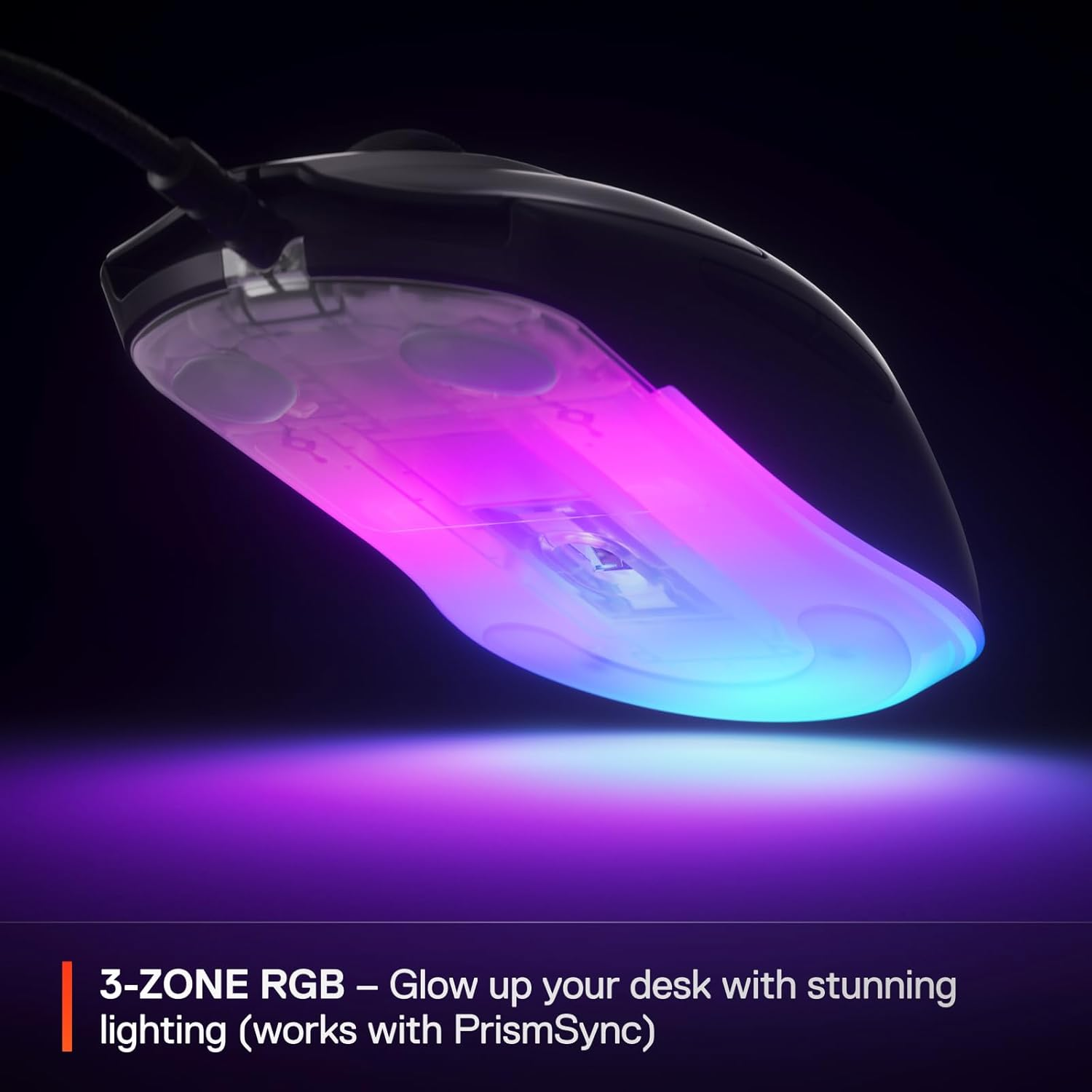 SteelSeries Rival 3 Gen 2 Wired Gaming Mouse - Black