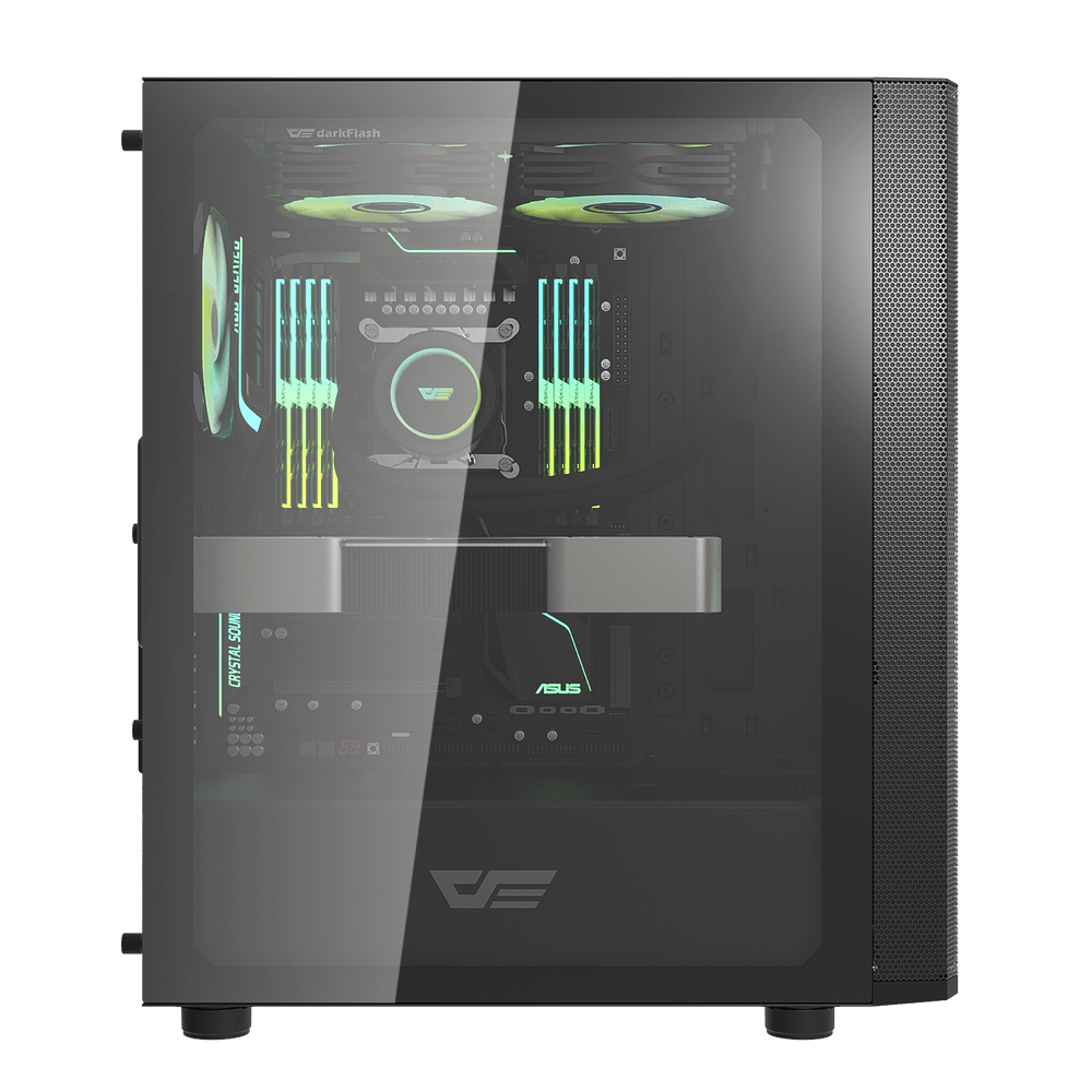 Darkflash DK360 ATX PC Case - Black