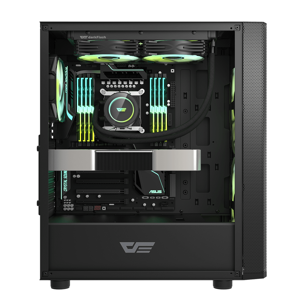 Darkflash DK360 ATX PC Case - Black