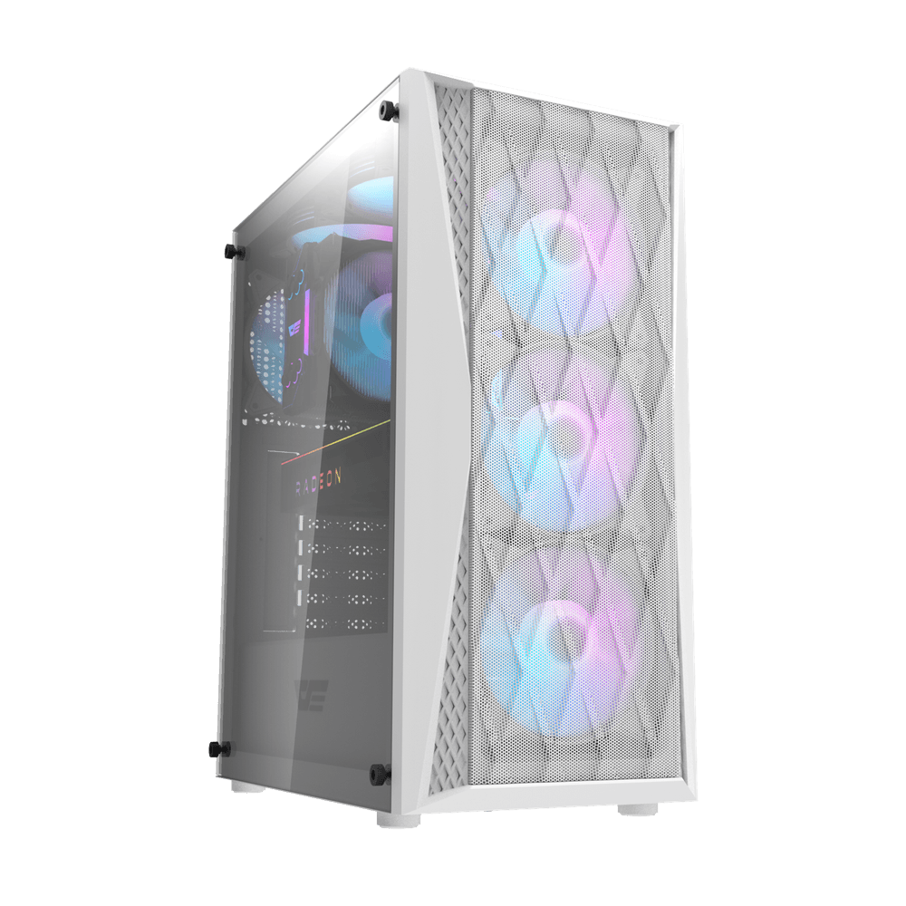 Darkflash DK352 Mesh ATX Case - White
