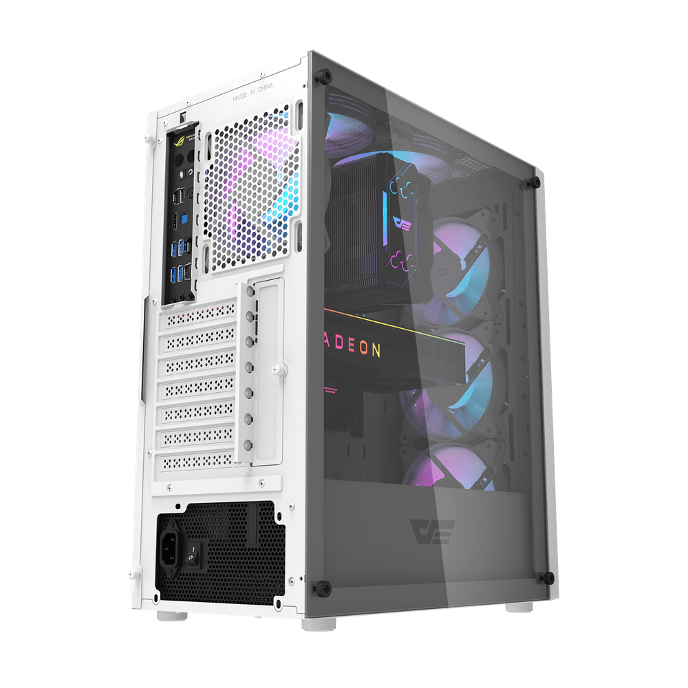 Darkflash DK352 Mesh ATX Case - White