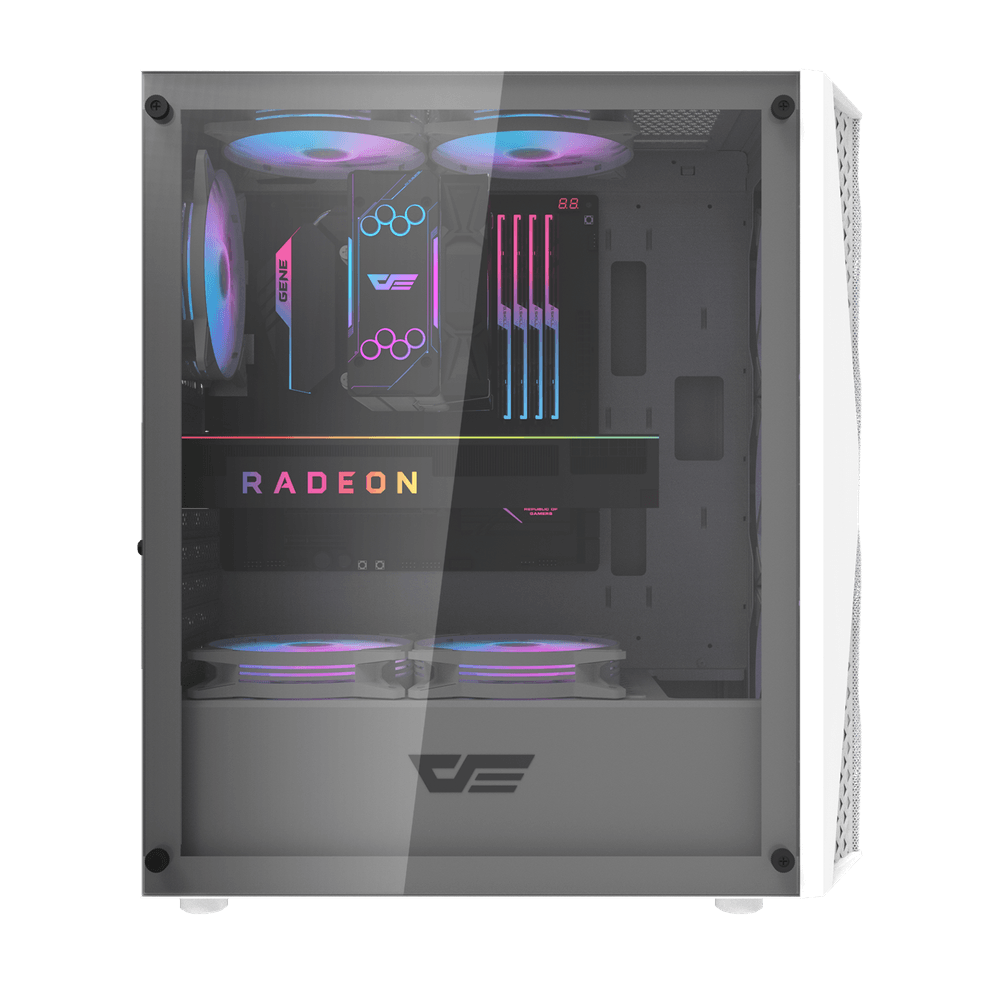 Darkflash DK352 Mesh ATX Case - White