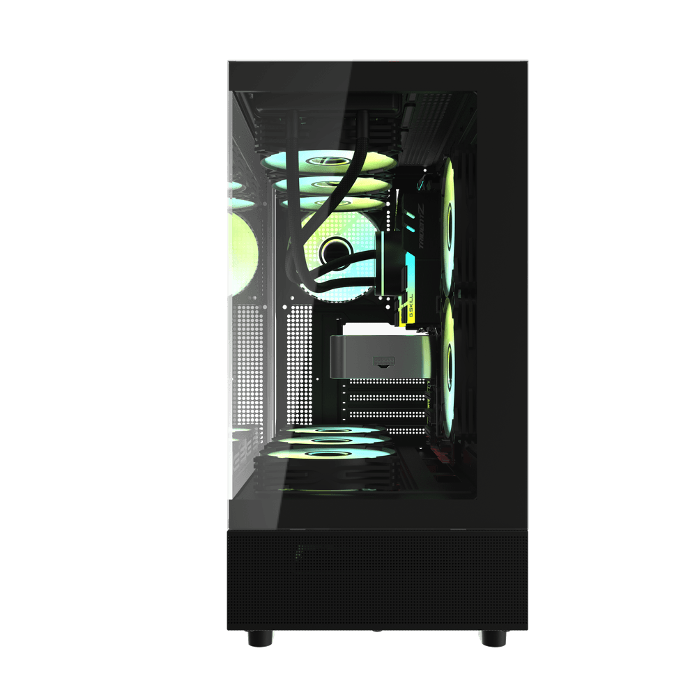 Darkflash DPX90 ATX with 3 FANS PC Case - Black