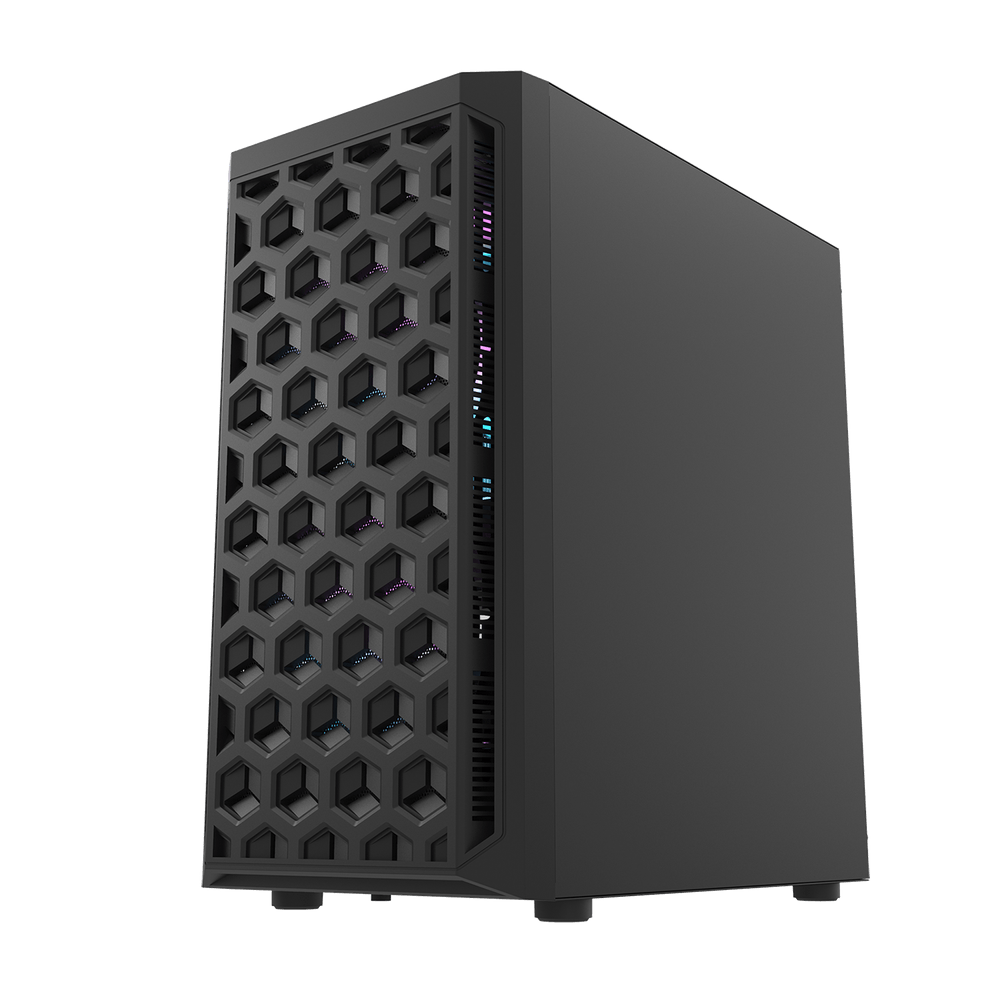 Darkflash DK300M M-ATX with 3 FANS PC Case - Black