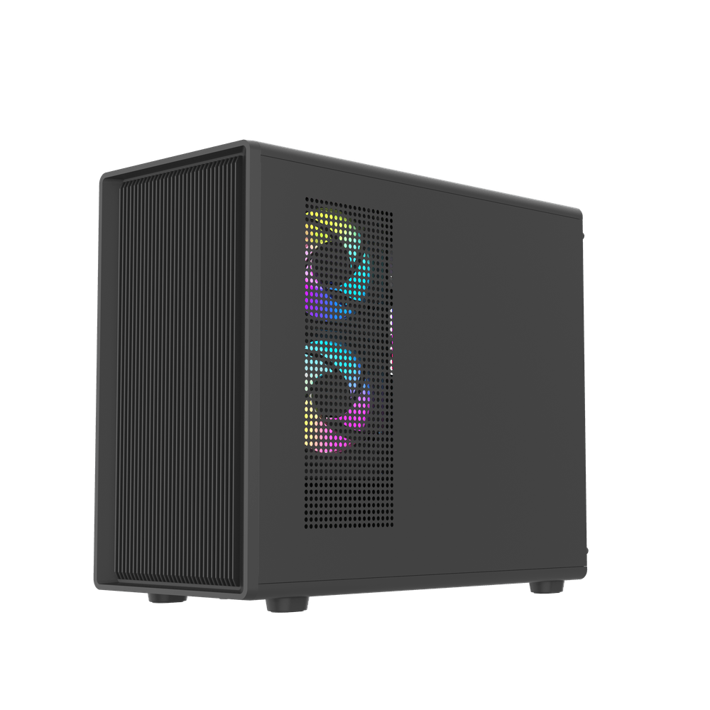 Darkflash DB460M M-ATX with 3 FANS PC Case - Black