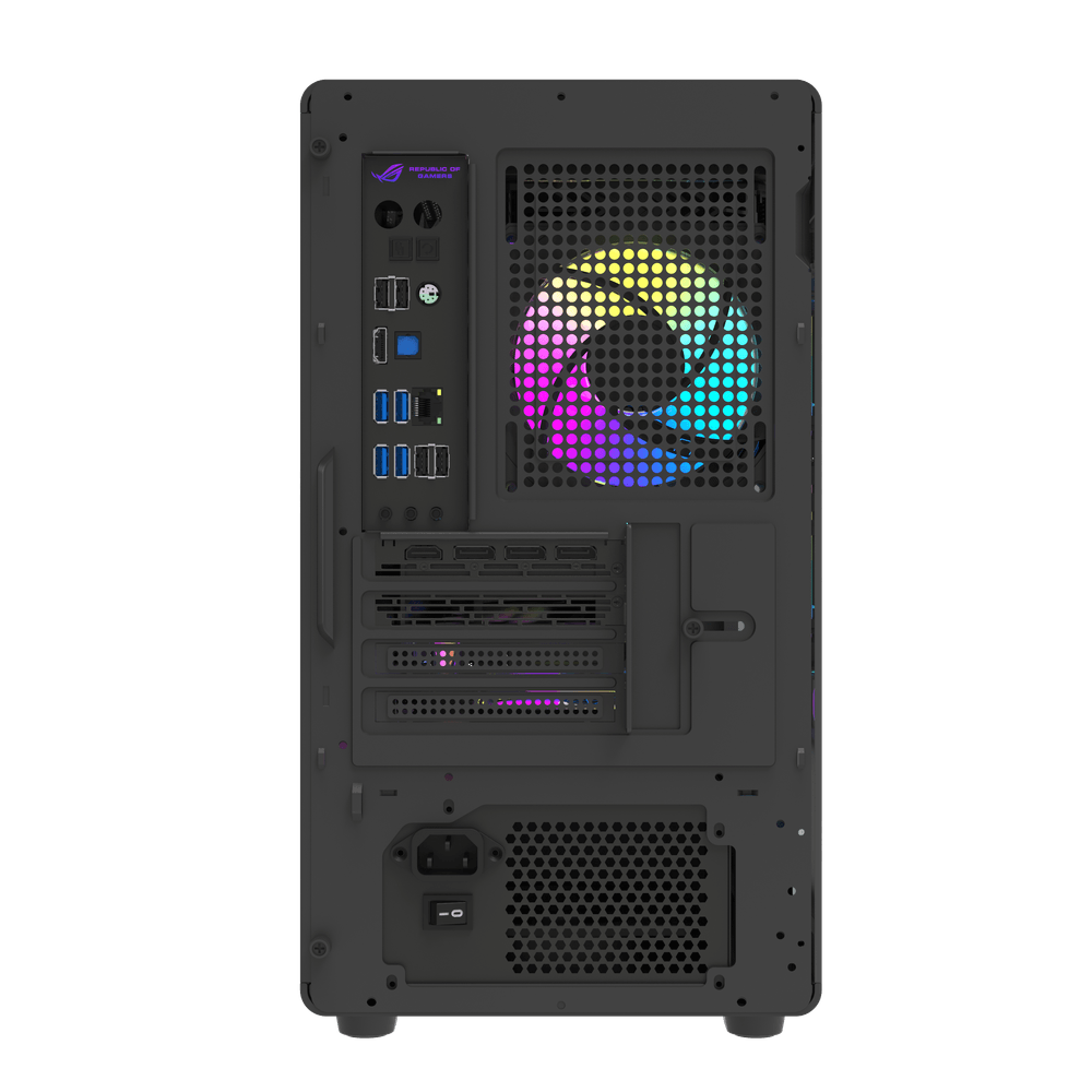 Darkflash DB460M M-ATX with 3 FANS PC Case - Black