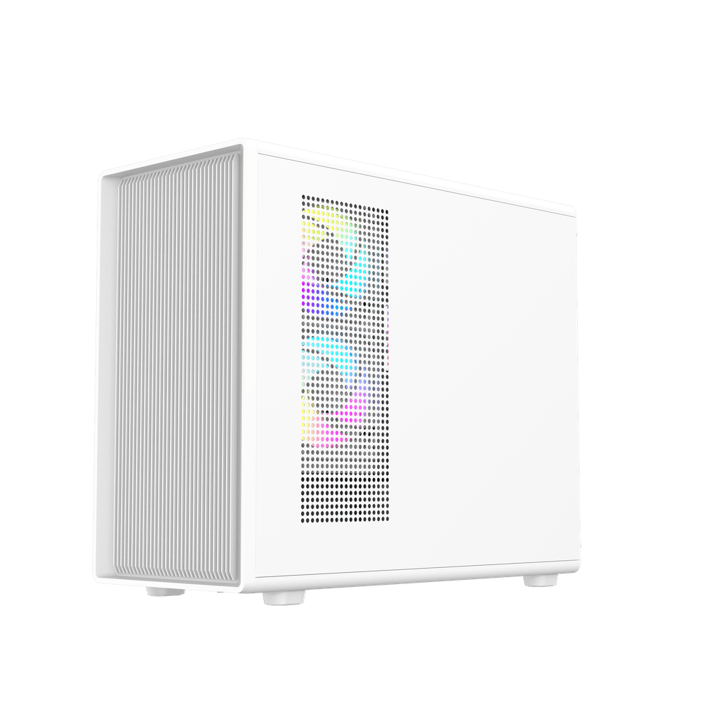 Darkflash DB460M M-ATX with 3 FANS PC Case - White