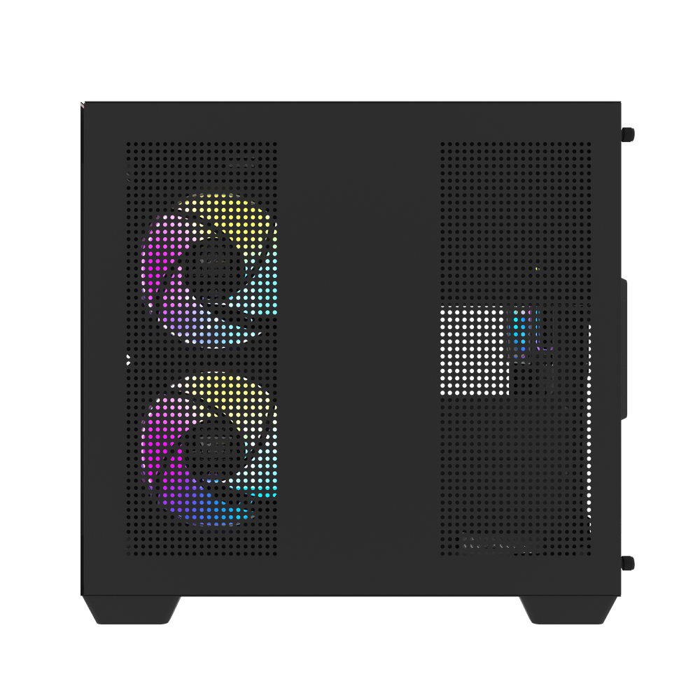 Darkflash C275P M-ATX 3 FANS PC Case - Black