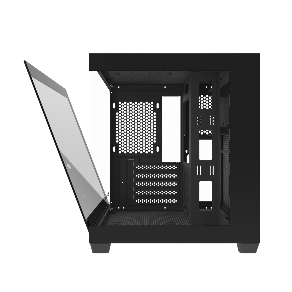 Darkflash C275P M-ATX 3 FANS PC Case - Black