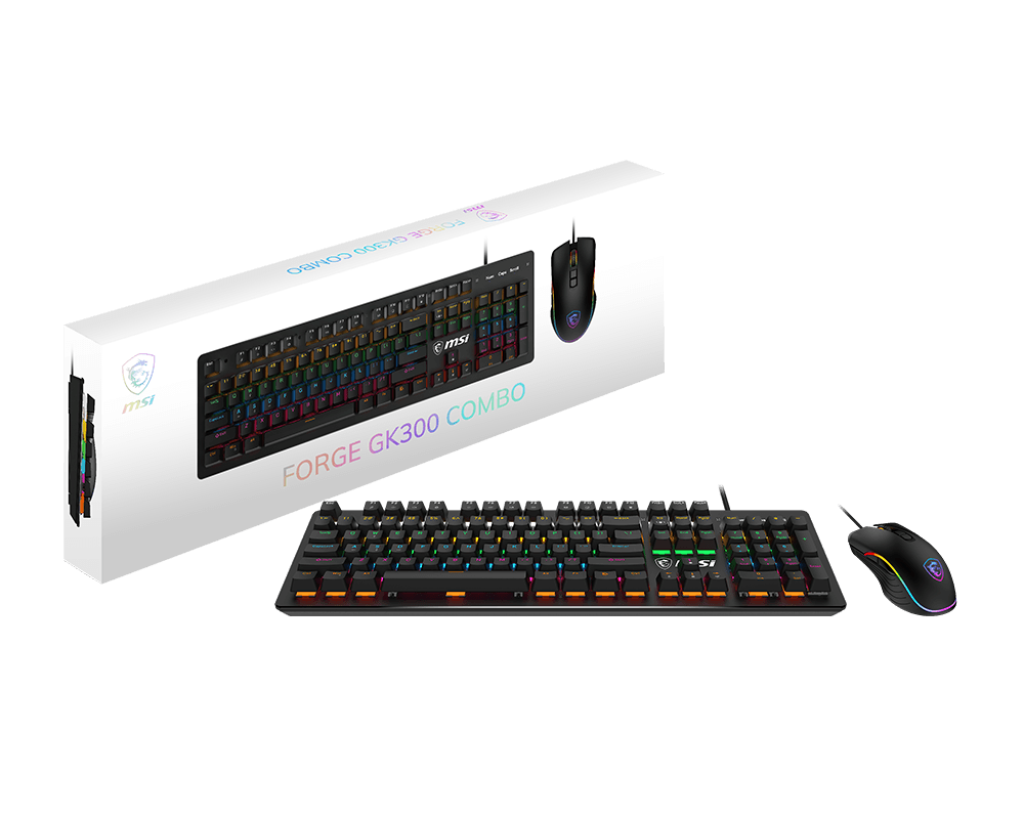 MSI Forge GK300 Mechanical Gaming Keyboard (BS) - Black