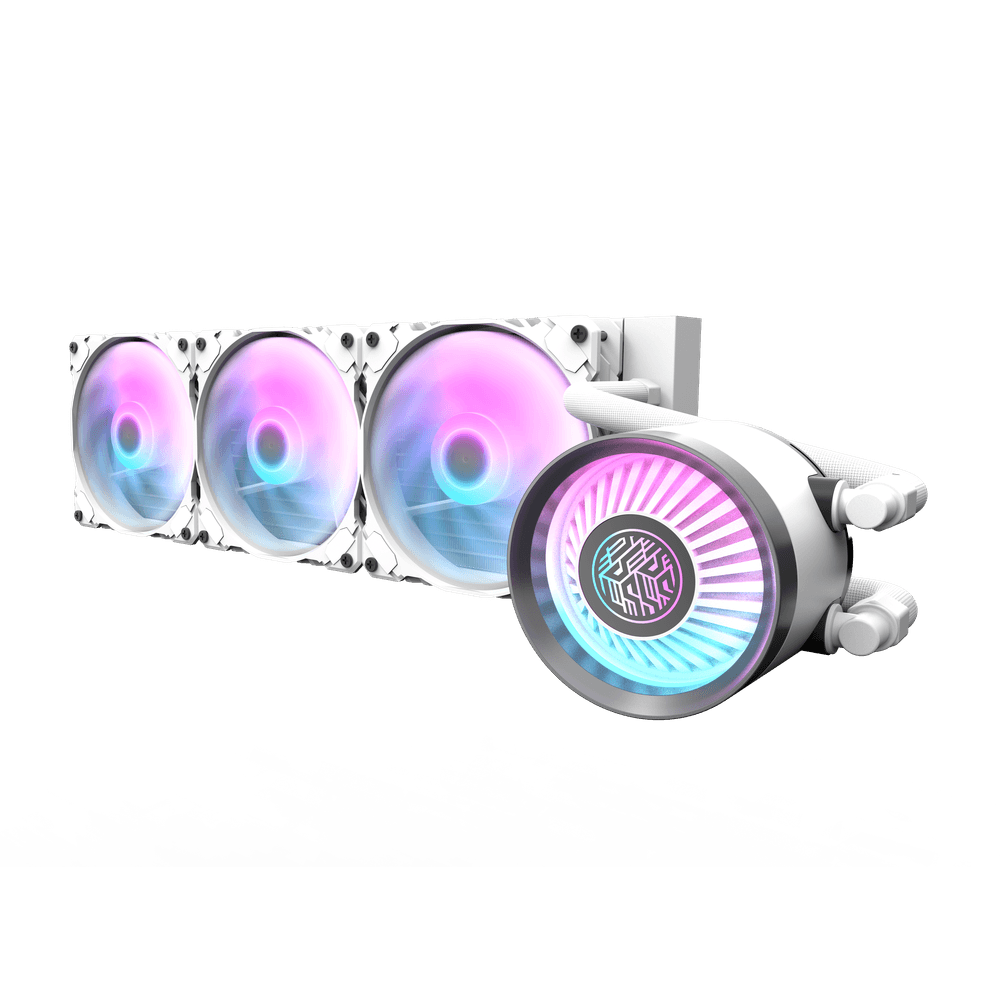 Darkflash DN360 Nebula 360mm AIO Liquid Cooler - White