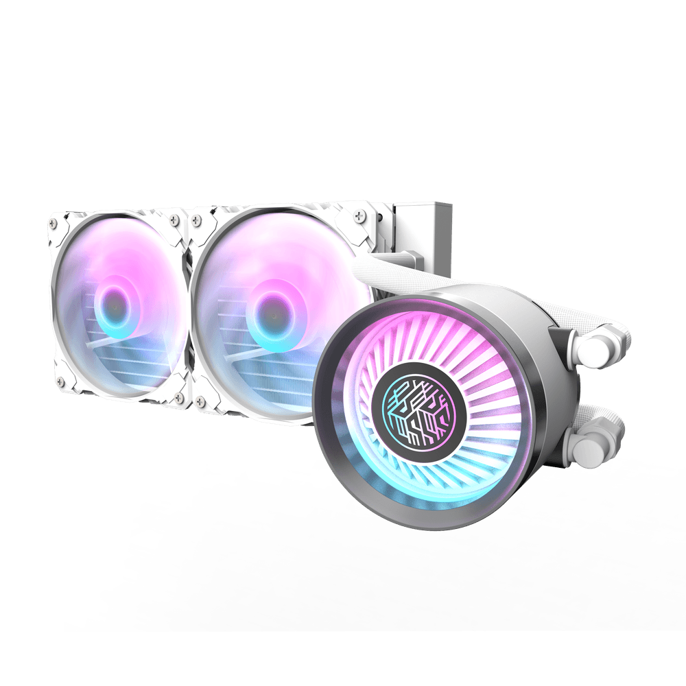 Darkflash DN240 Nebula 240mm AIO Liquid Cooler - White