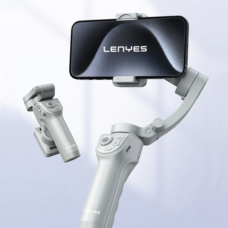 LENYES LPH105 Portable M01 3-Axis Handheld Gimbal Stabilizer - Gray