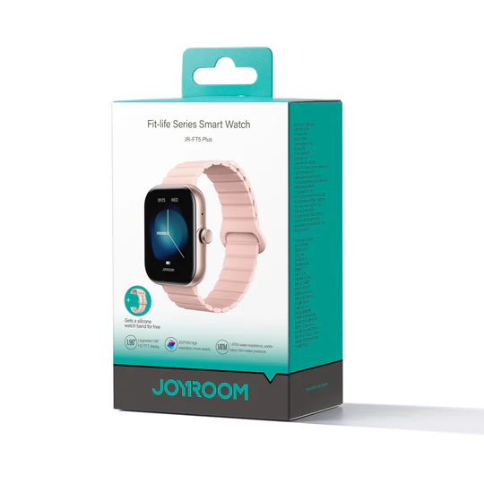Joyroom Fit-life Series JR-FT5 Plus Smart Watch (Answer/Make Call) - Pink