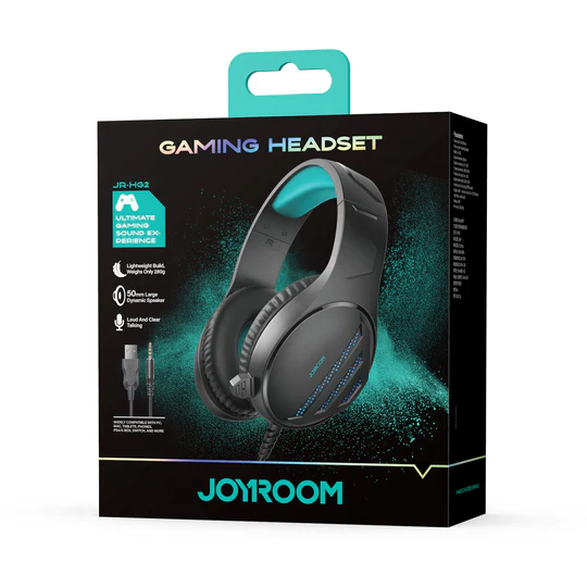 Joyroom JR-HG2 Wired Gaming Headaset - Black