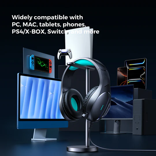 Joyroom JR-HG2 Wired Gaming Headaset - Black