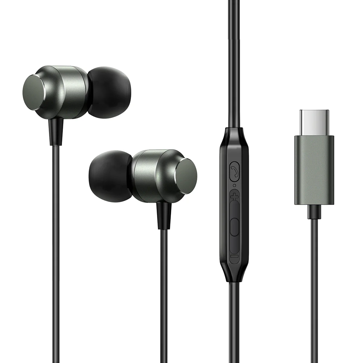 Joyroom JR-EC06 USB-C in-ear Headphones - Black