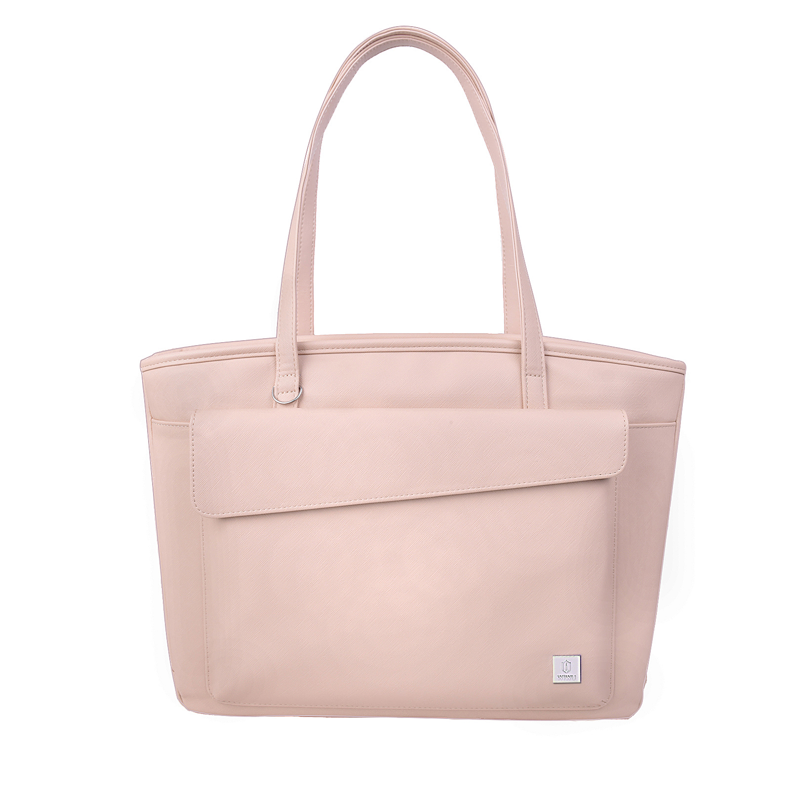 WIWU Pura Leather Tote Bag - Ivory