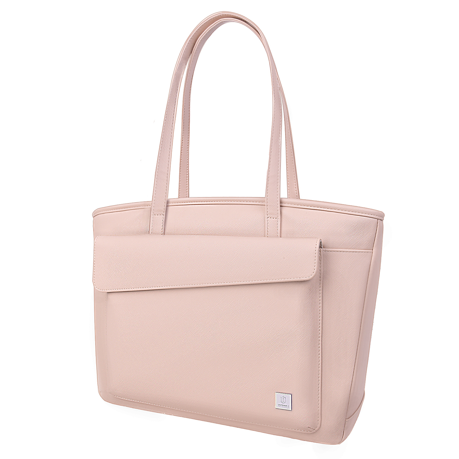 WIWU Pura Leather Tote Bag - Ivory