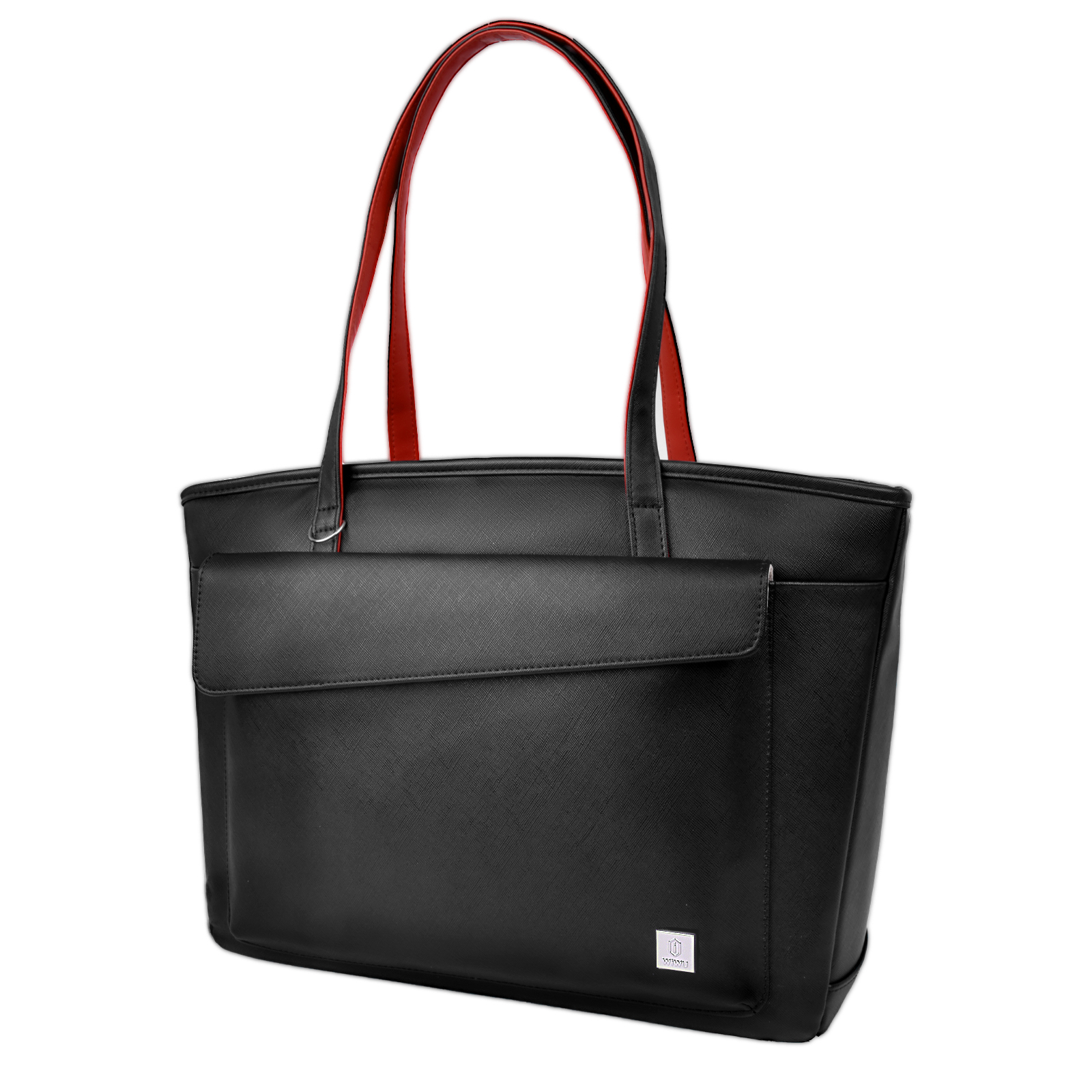 WIWU Pura Leather Tote Bag - Black