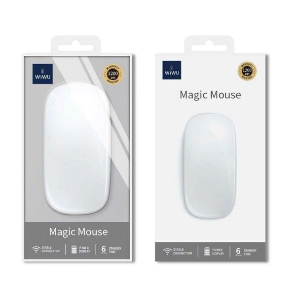 WIWU WM103 Bluetooth & USB-C Magic Mouse - White