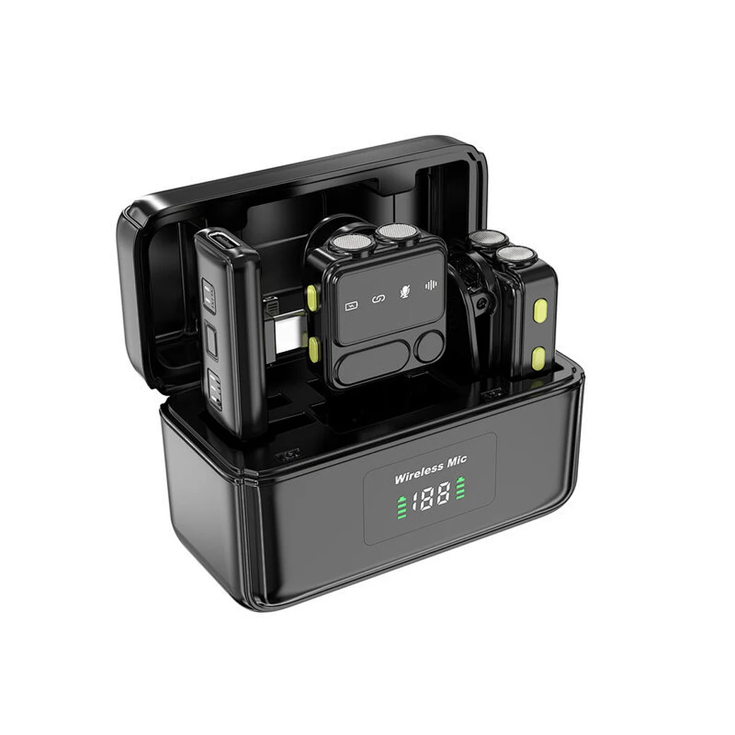 WIWU Wi-WM005 Duo Wireless Microphone ANC - Black