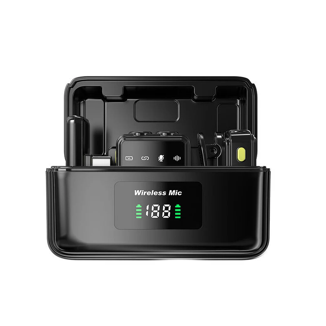 WIWU Wi-WM005 Duo Wireless Microphone ANC - Black