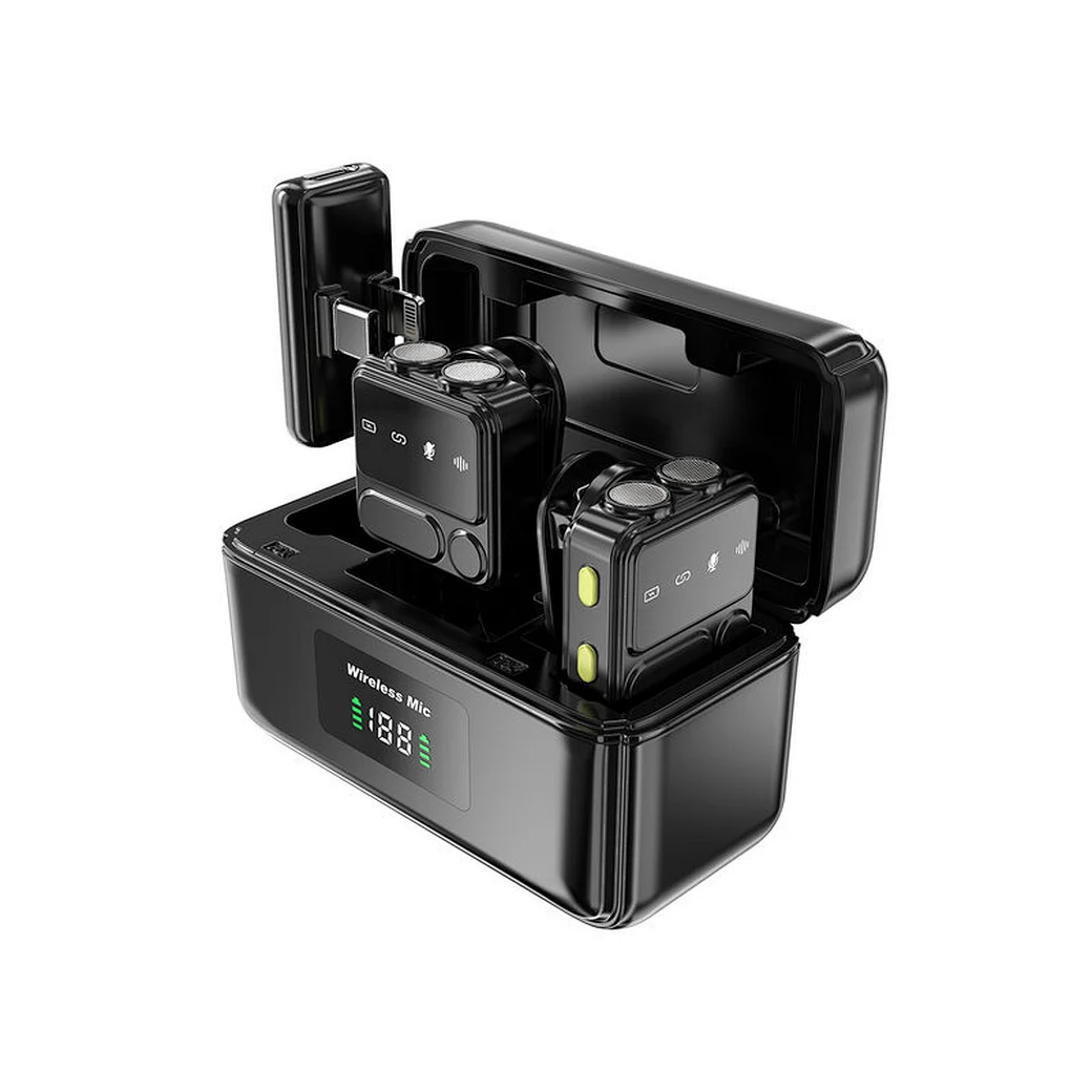 WIWU Wi-WM005 Duo Wireless Microphone ANC - Black