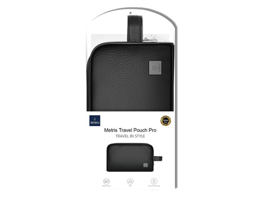 WIWU Metris Travel Pouch - Black
